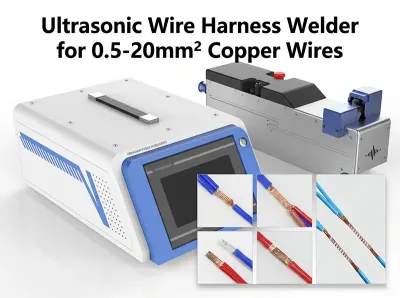 Ultraäänijohtosarjan Hitsauslaite 2000W 20KHz WPM-001N - Puoliautomaattinen puristuskone