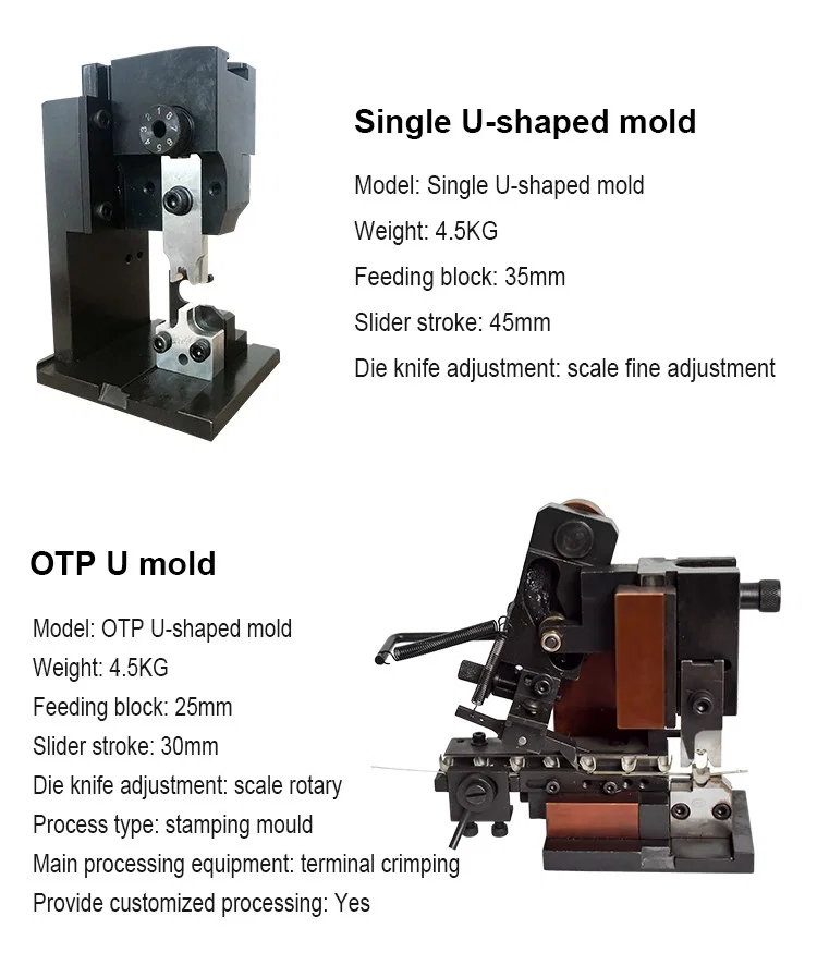 OTP U-shaped mold, Terminal Machine Applicator, Otp Mold, Otp Terminal Mould OTP U-muotoinen muotti, päätekoneen applikaattori, otp-muotti, otp-päätemuotti