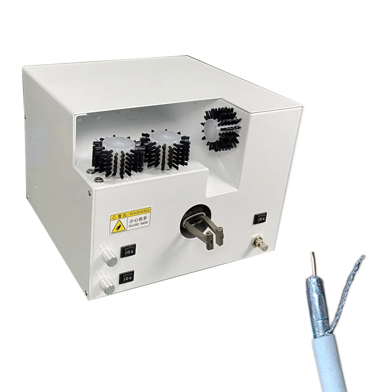 Multi-Core Twisted Pair Cable Machine Shielded Wire Divider Machine, Shielded Wire Brush & Twist Machine Braided Wire Brushing And Twisting Machine, Wire Harness Brushing And Twisted Wire Machine 