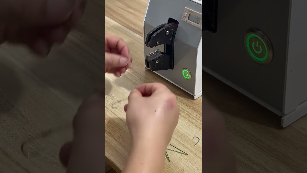 Secure Fish Hook Crimping with Electric Terminal Crimping Machine