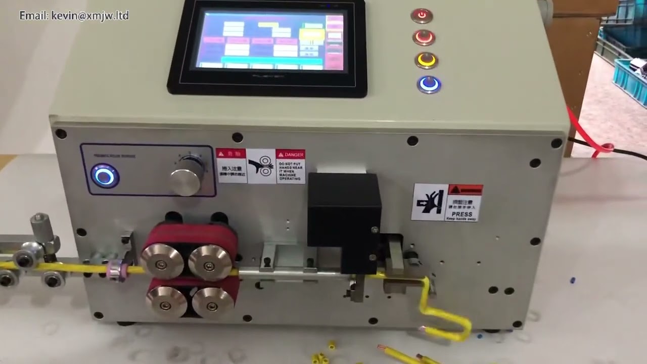 SWT508 ZW25 0 1 25mm2 Automatic Wire Stripping Bending Machine Computer AWG17 to AWG5 6mm2 16mm2 25m