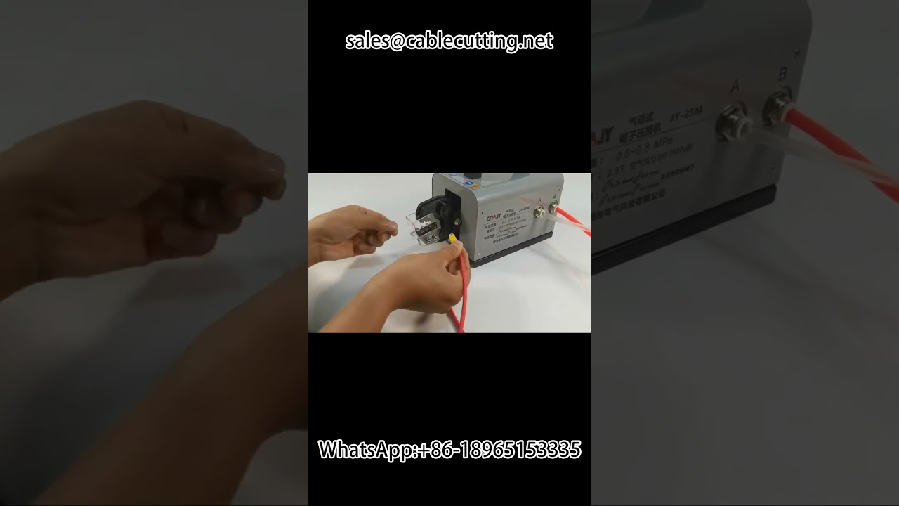 Pneumatic crimping pliers, can replace the mould, crimping different kinds of terminals