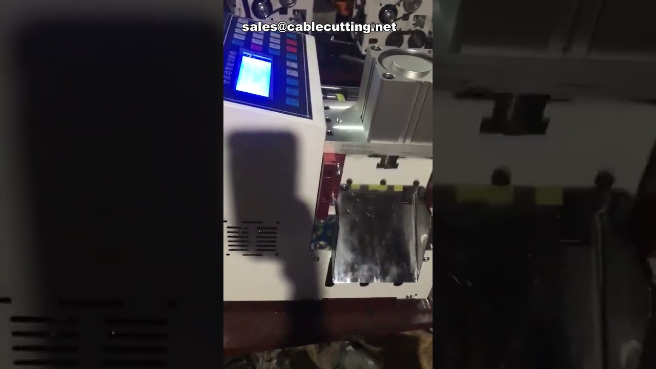 Wire Cable Tube Cutting Machine heat shrinkable Tube Copper Wire Or Pvc,Plastic Pipe,Wire Cutting Ma