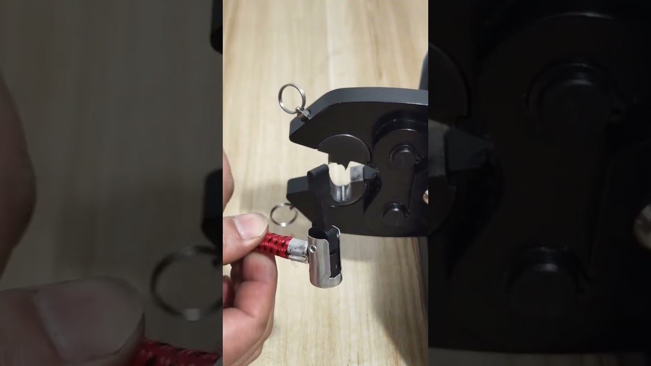 Versatile Pneumatic Crimping Machine for Various Applications #factory #machine