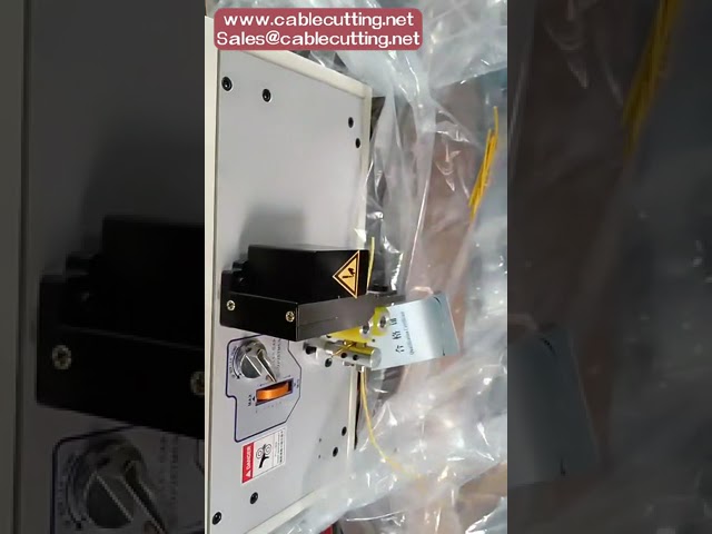 Automatic Pipe Cutting Machine 200W Wire Tube Sleeving Cutter 220V 110V 2 Wheels Drive for Wire Cabl