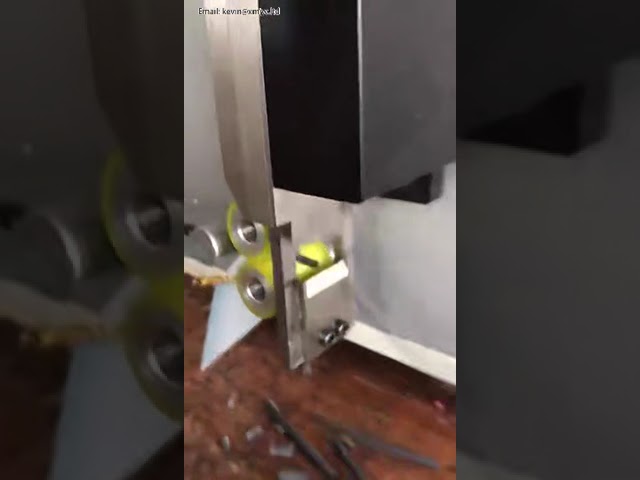 SWT508 QG Automatic Pipe Cutting Machine with English LCD Tube PVC Sleeve Plastic Tube Cutter Wire R