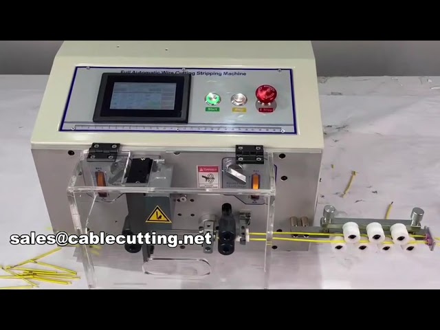 touch screen automatic cable wire cutting stripping machine for 0.1-6mm2 WPM-SDBS