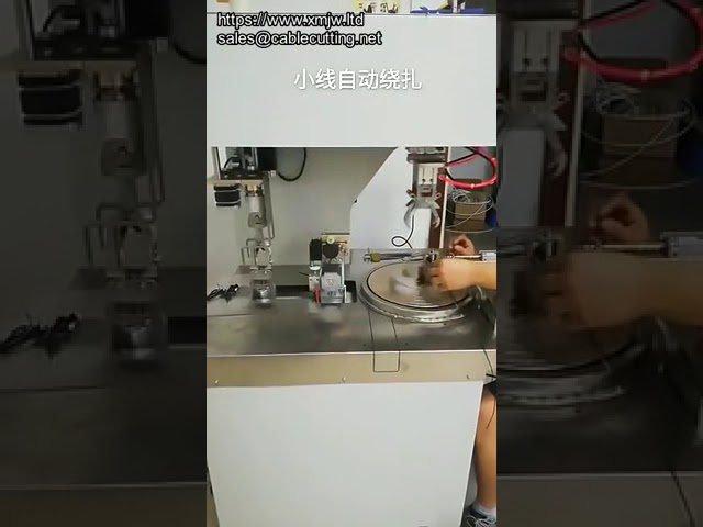 Automatic Wire Twist Tie Machine Cable Coil Winding And Binding Machine