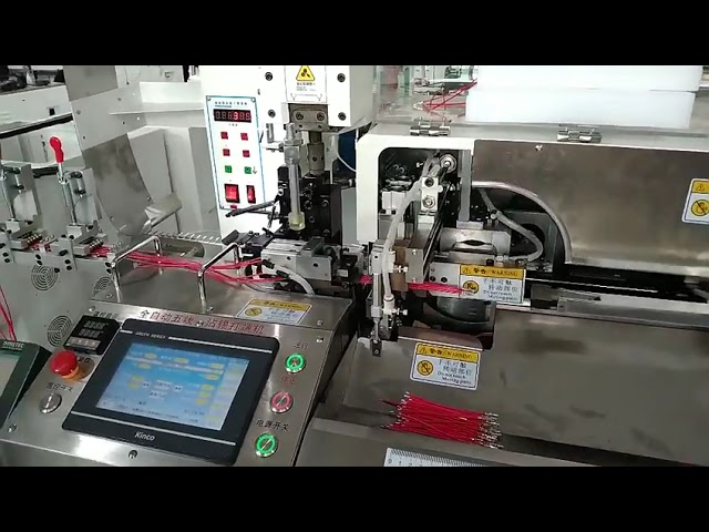 Automatic 5-Wire Terminal Machine for AWG-#32-16 Cable Stripping, Crimping & Tinning 110V-220V