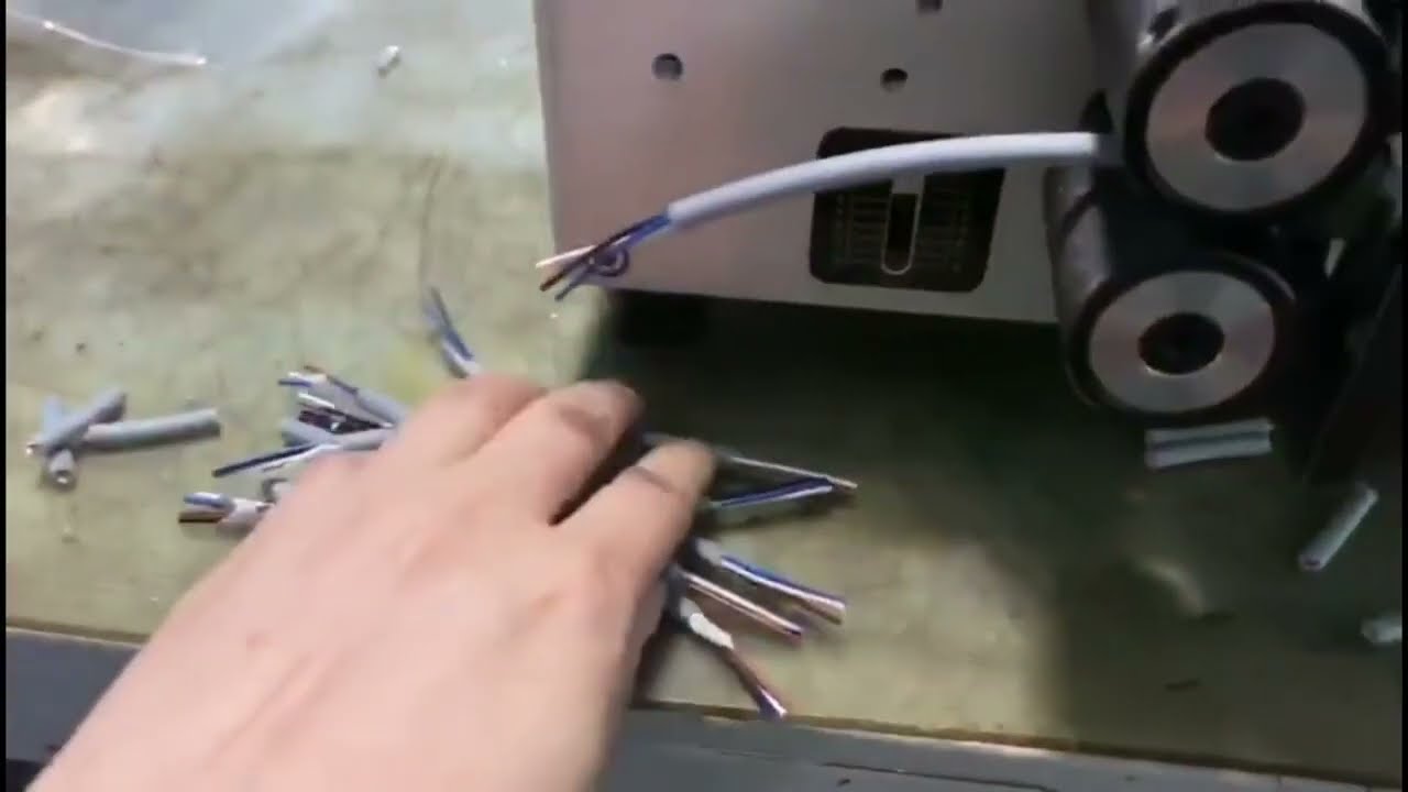 Automatic Wire Cutting Stripping Machine For length 1-999999mm