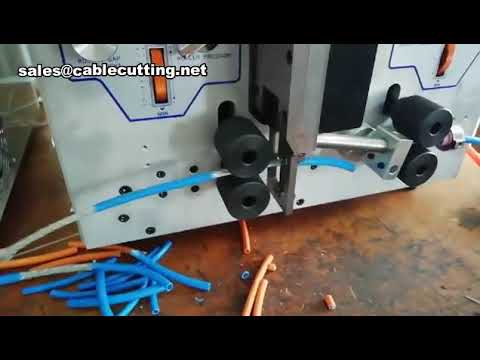 RJ45 utp network cable cutting and stripping machine