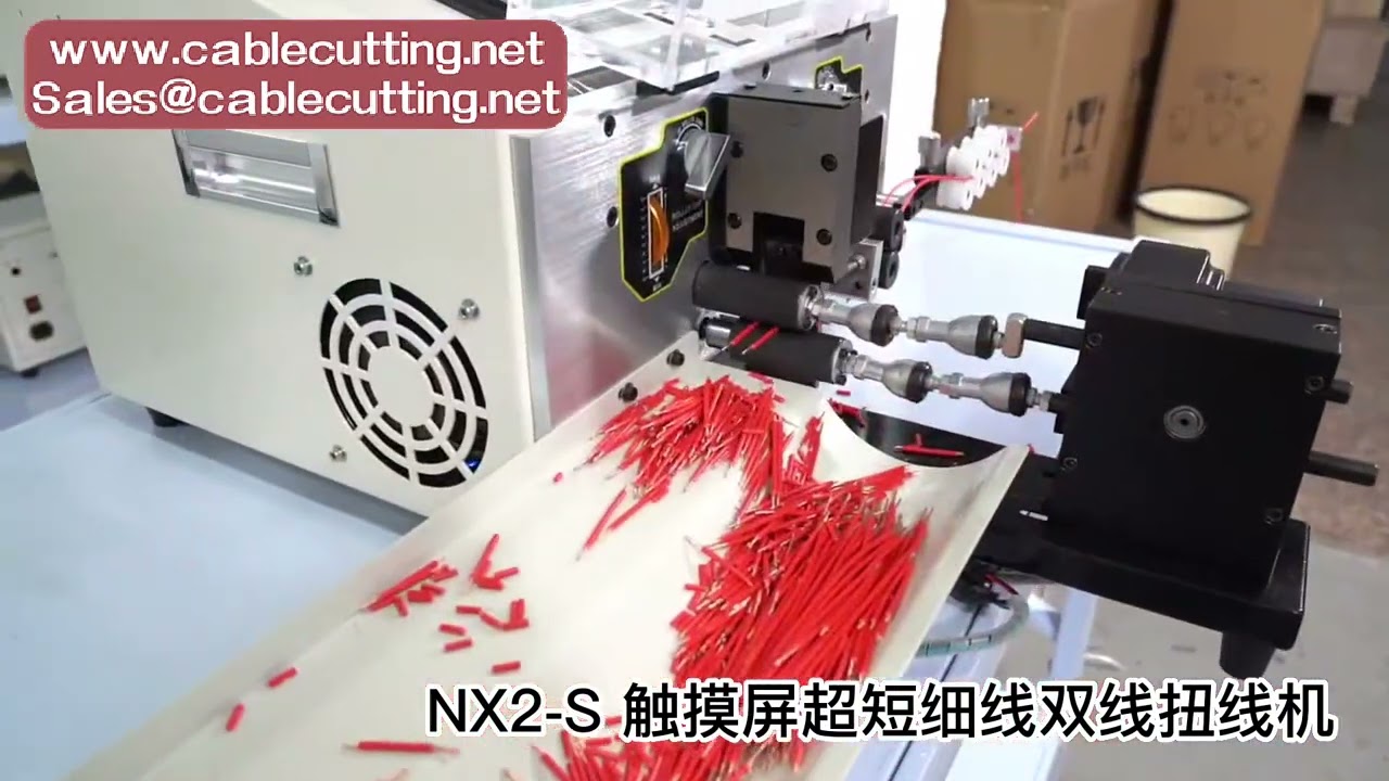 Automatic Double Wire Stripping Peeling And Twisting Machine Cable Stripper for Single Wire 0 1 4 0m