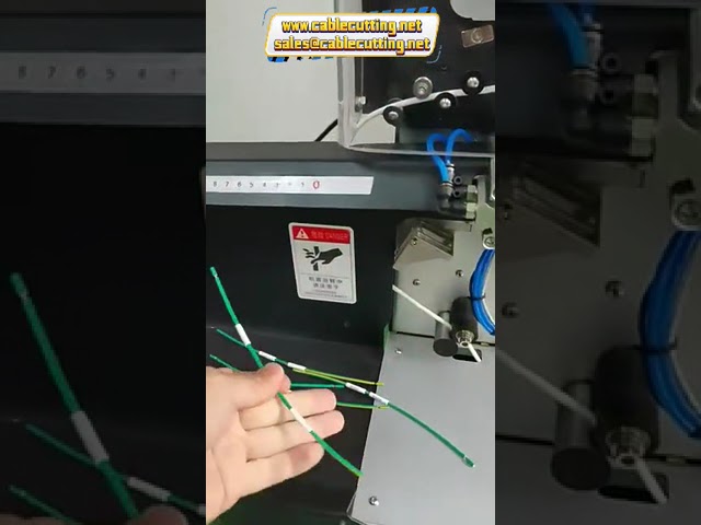 print number tube peeling machine computer line printing number sleeve pipe machine wire cutting mac
