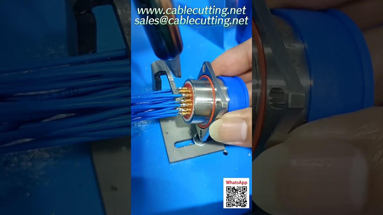 ماكينة لحام نصف آلية بتغذية مائلة لموصلات الطيران