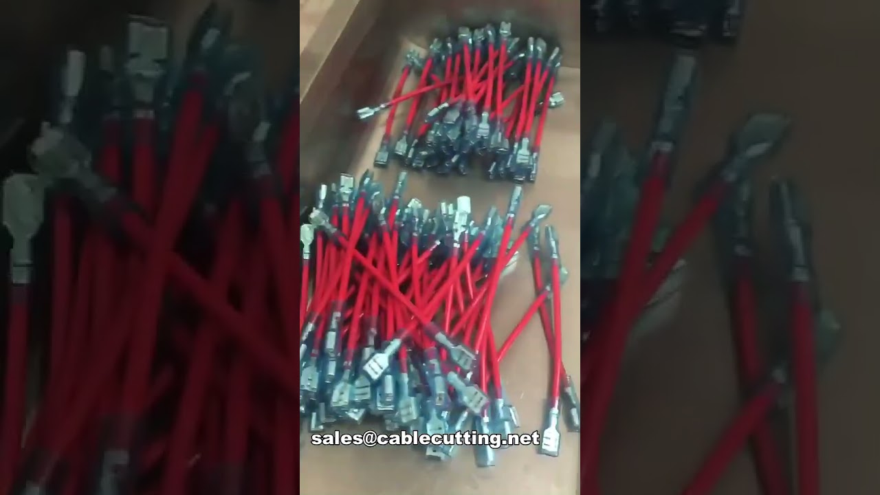 automatic double head vibrating plate terminal machine servo cold pressed insulated terminal feeding