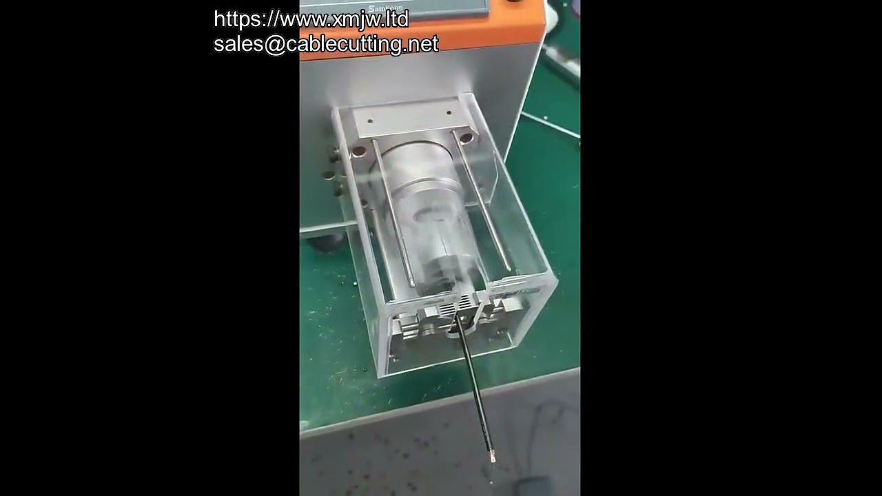 Semi Automatic Coaxial Cable Strip Machine High Accuracy New Energy Electric Cable Peeling Machine W