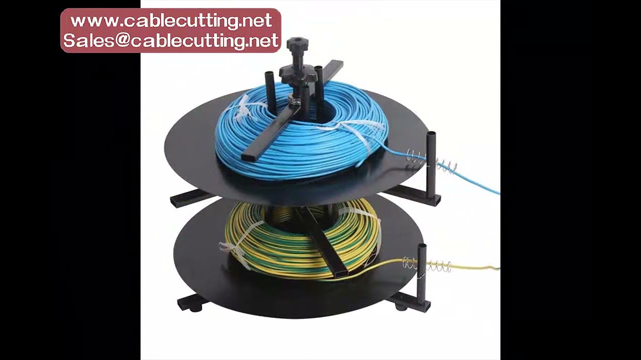4 Layers Wires Cable Feeder Coil Feeding Machine Pay off Reel for Wire Stripping Machine and Coil Wi