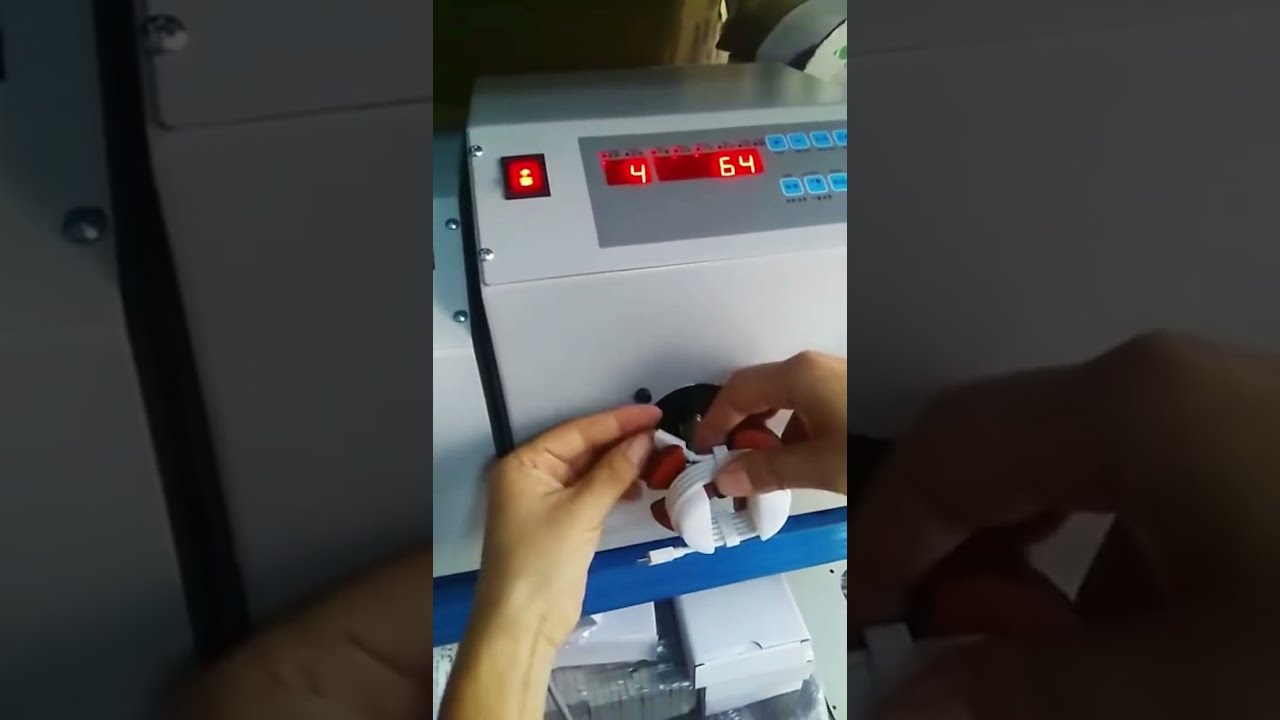 Fixture Type Sorting Winding Machine Working Real Shot Video #machine #cablewirestrippingmachine