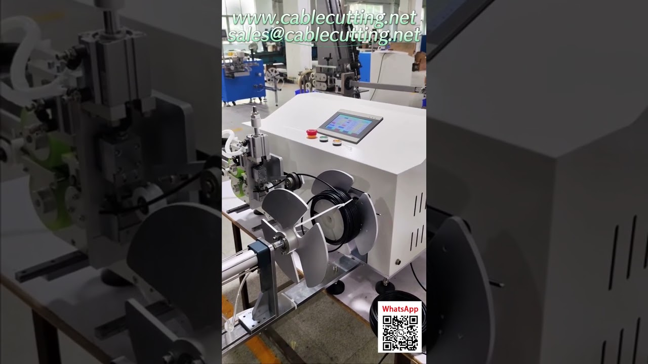 Easy to Operate HDMI Cable Winding Machine  Auto Meter, Cut & Traverse