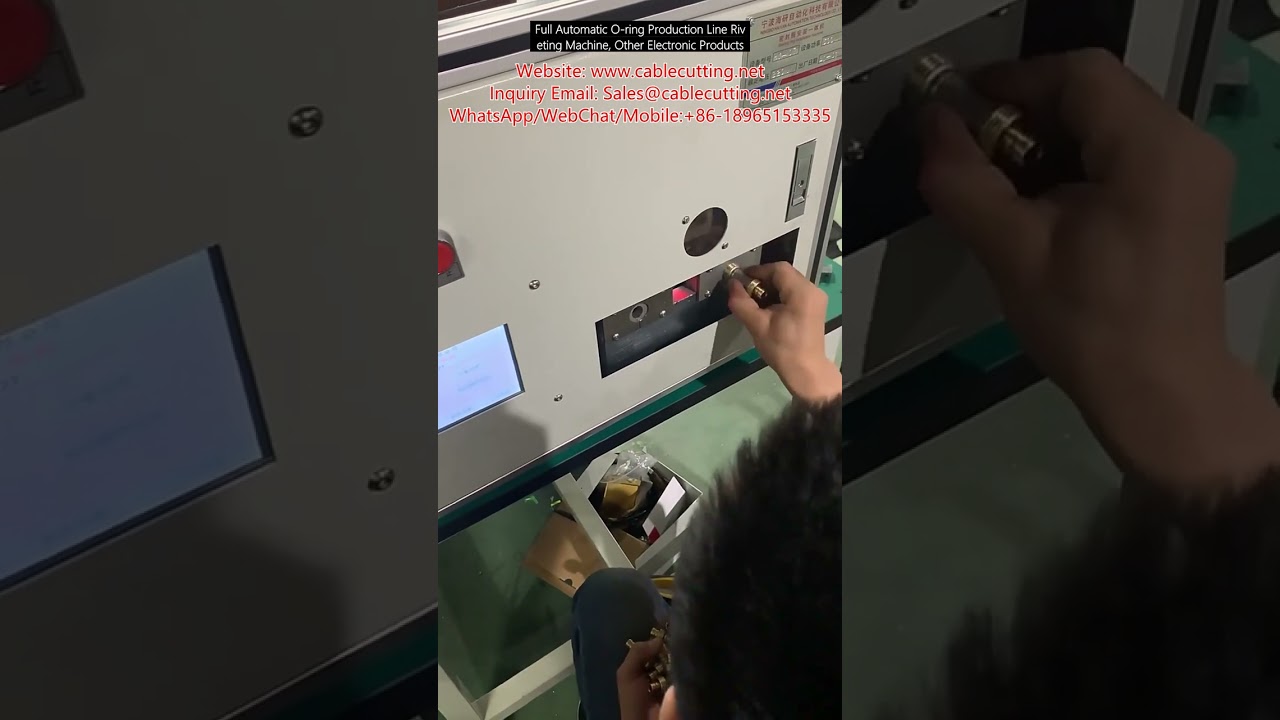 Fully Automatic O-Ring Production Line Riveting Machine for Electronics
