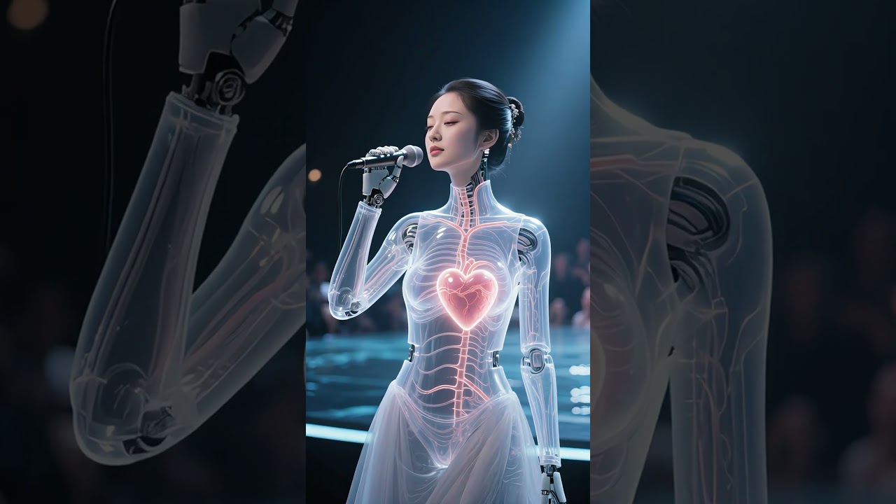 Ethereal and melodious singing holds greater appeal. #robot #music #ai