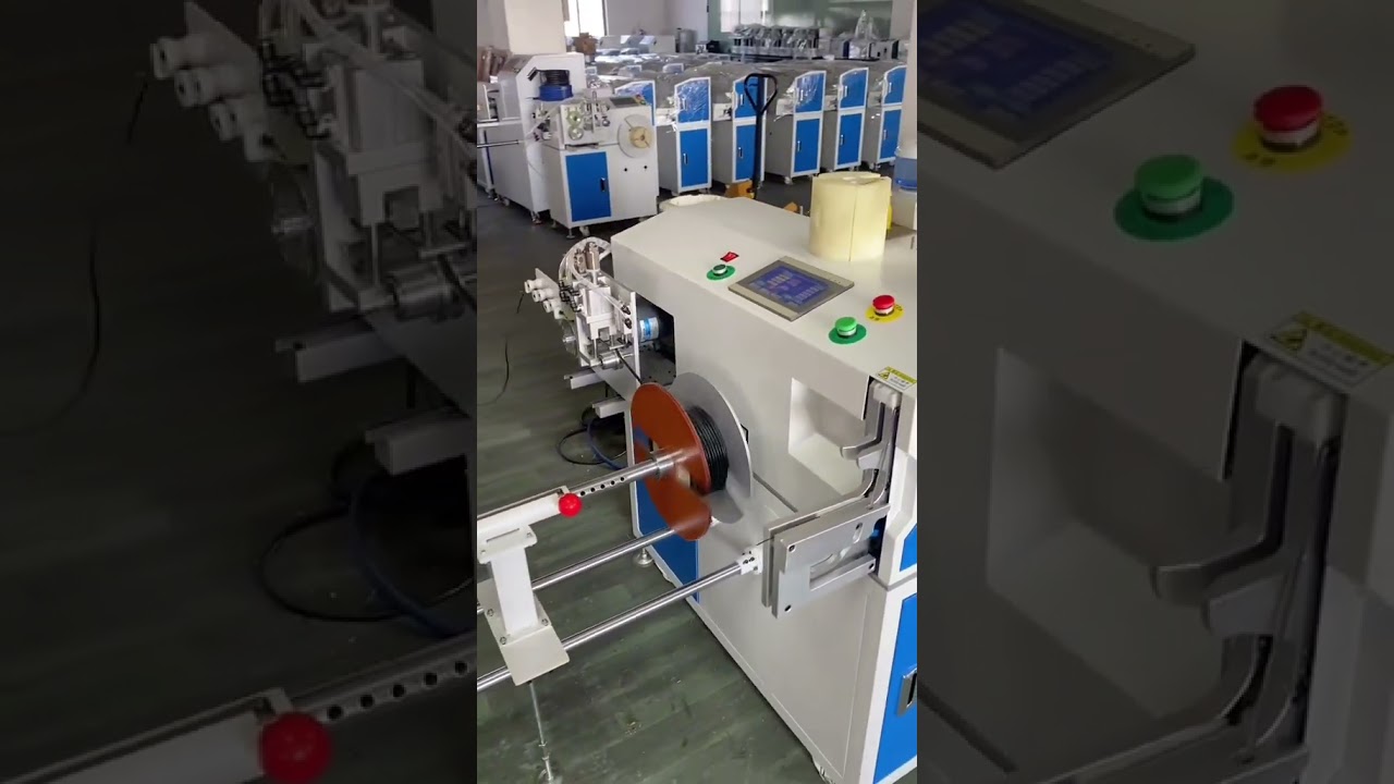 integrated Wire Processing Machine Metering, Cutting, Sorting, Winding & Bundling