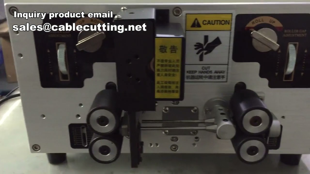 Double Wire Stripping Cutting Machine