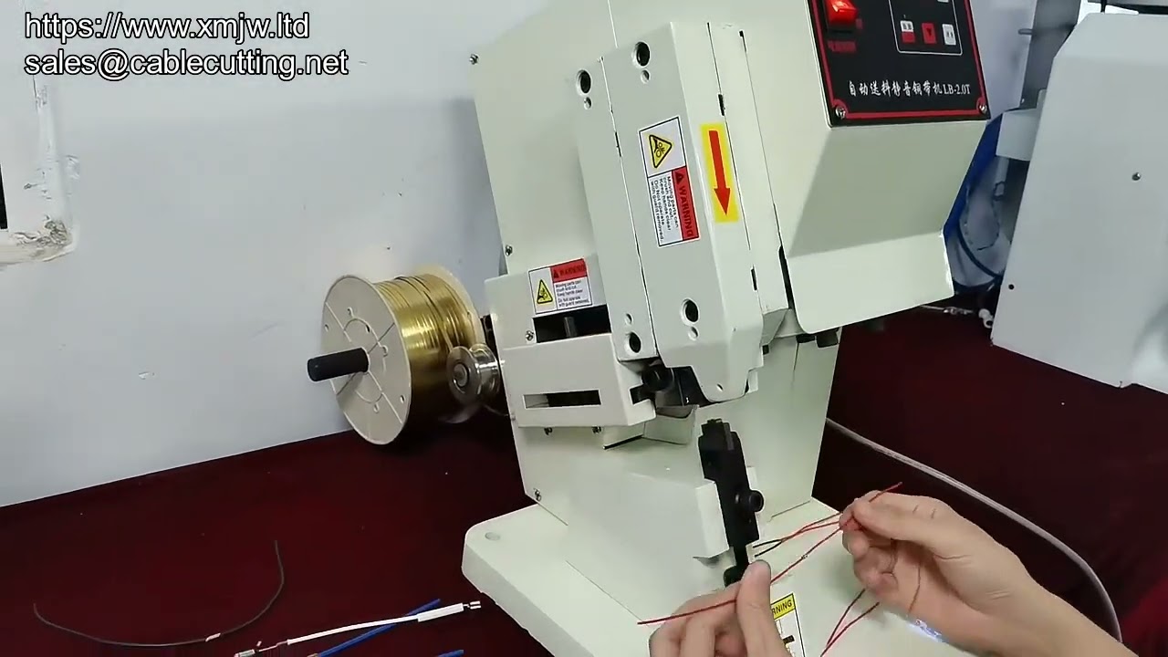 Copper Tape Strip Crimping Tools Wire Cable Harness Joint Splicing Machine Copper Belt Connecting Cr