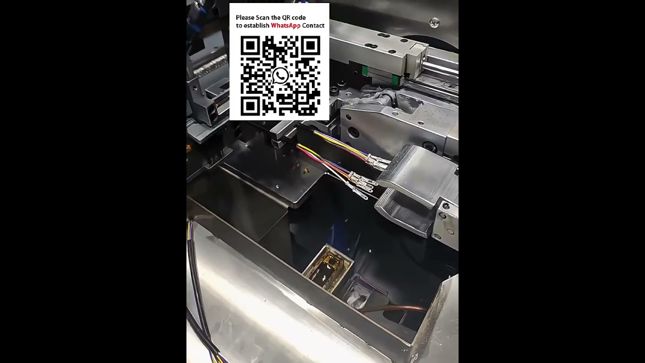 Fully Automatic Jacketed Cable Crimping & Tinning Machine #Automation Machinery