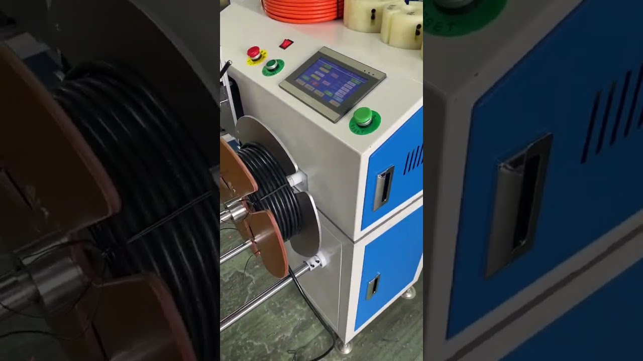 Precise Floor Standing Metering Wire Winder with Clean Cutting