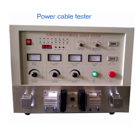 Power Cord Johtosarja Tester WPM-8683